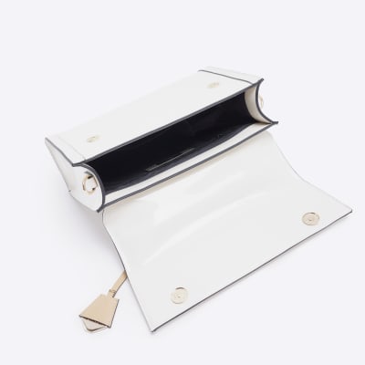 Cream adjustable tote bag