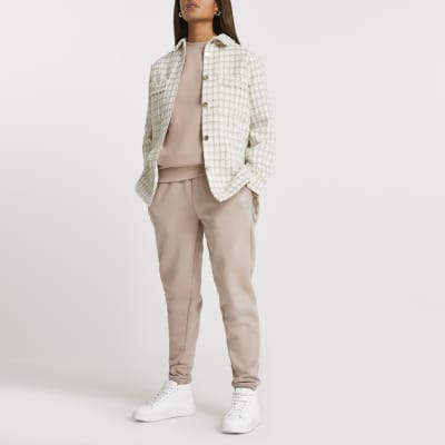 Cream boucle Overshirt