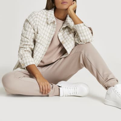 Cream boucle Overshirt