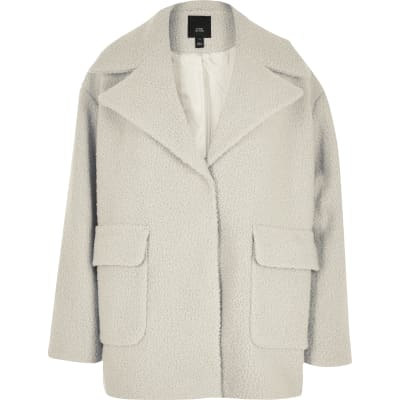 river island swing coat