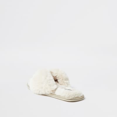 ladies slippers river island