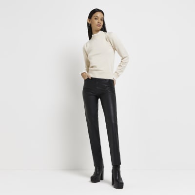 Cream broderie lace detail jumper