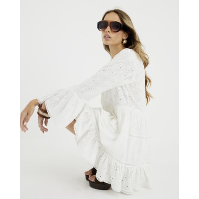 chinese dress ladies Constance Broderie Anglaise Midi Dress main image 1