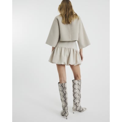 Herlipto Bubble Mini Skirt ecru（Sサイズ） Herlipto Bubble Mini Skirt ecru（Sサイズ）