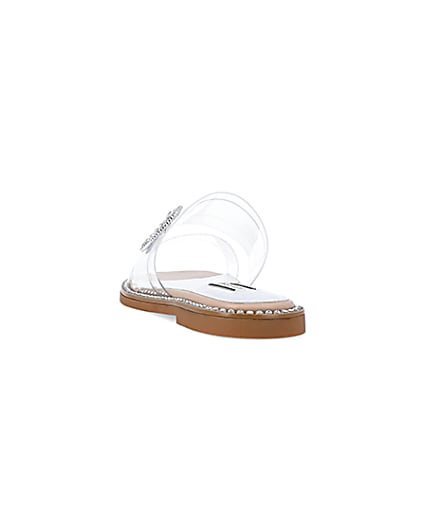 360 degree animation of product Cream buckle sandals frame-8