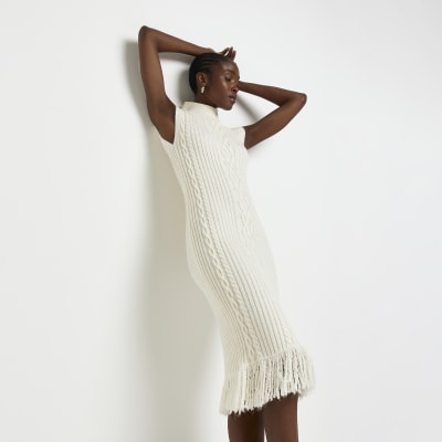 midi bodycon knit dress