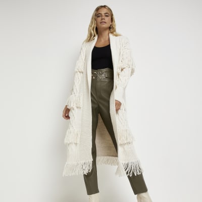 Discount is also underway River Island Fringe Cardigan Sweater