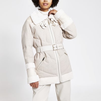 cream aviator jacket