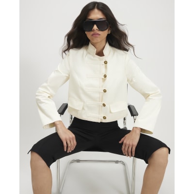 Cream Cotton Drummer Boy Jacket