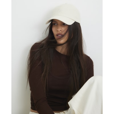 帽子 Andmary AM1541 Mary logo cap ivory ロゴエンブロ キャップ