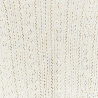 Cream crochet crop jumper River Island