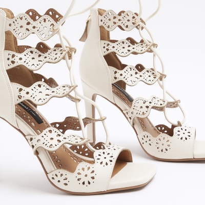 River island lace up heels store