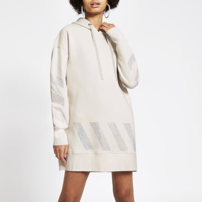 river island longline hoodie