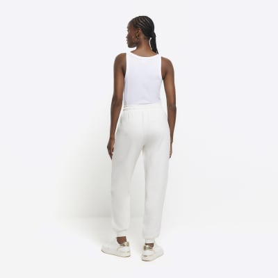 Women's Lined Woven Joggers - All in Motion Cream L, Ivory