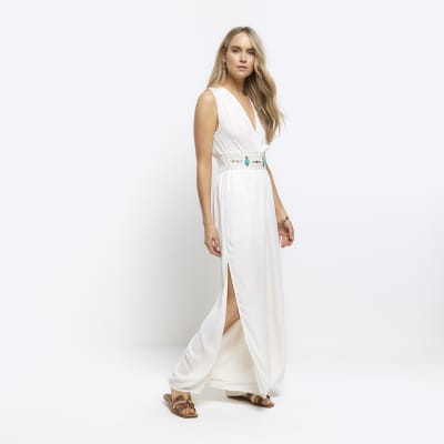 River island best sale cream jumpsuit