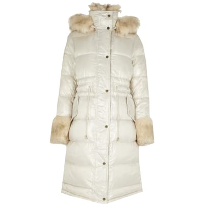 fur hood coat river island