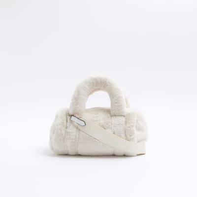 Faux fur cheap bag river island