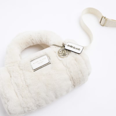 Faux fur bag store river island