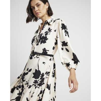 River island belted dress sales
