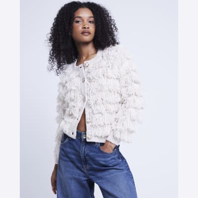 Tassel cardigan river island hotsell