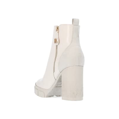 River island cream store boots