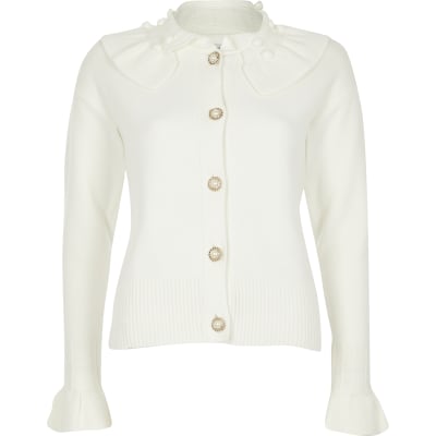 river island cream cardigan