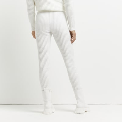 river island cream joggers