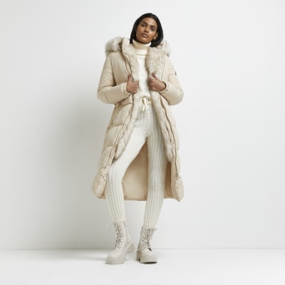 Cream river shop island coat