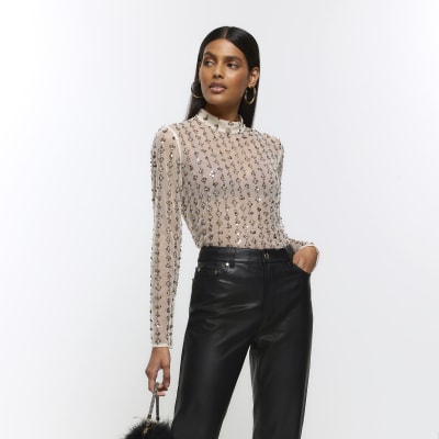 Sequin tops store river island