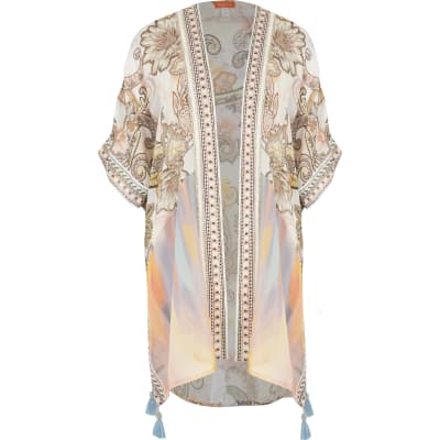 embellished beach kaftan