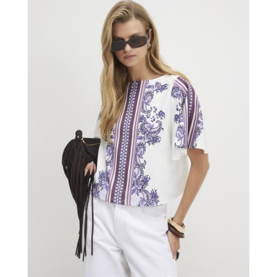 Paisley Textured Top