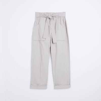 Slim paper hot sale bag pants