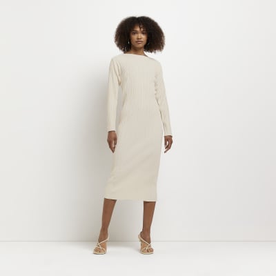 bodycon pleated dress