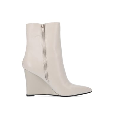 River island clearance wedge boots