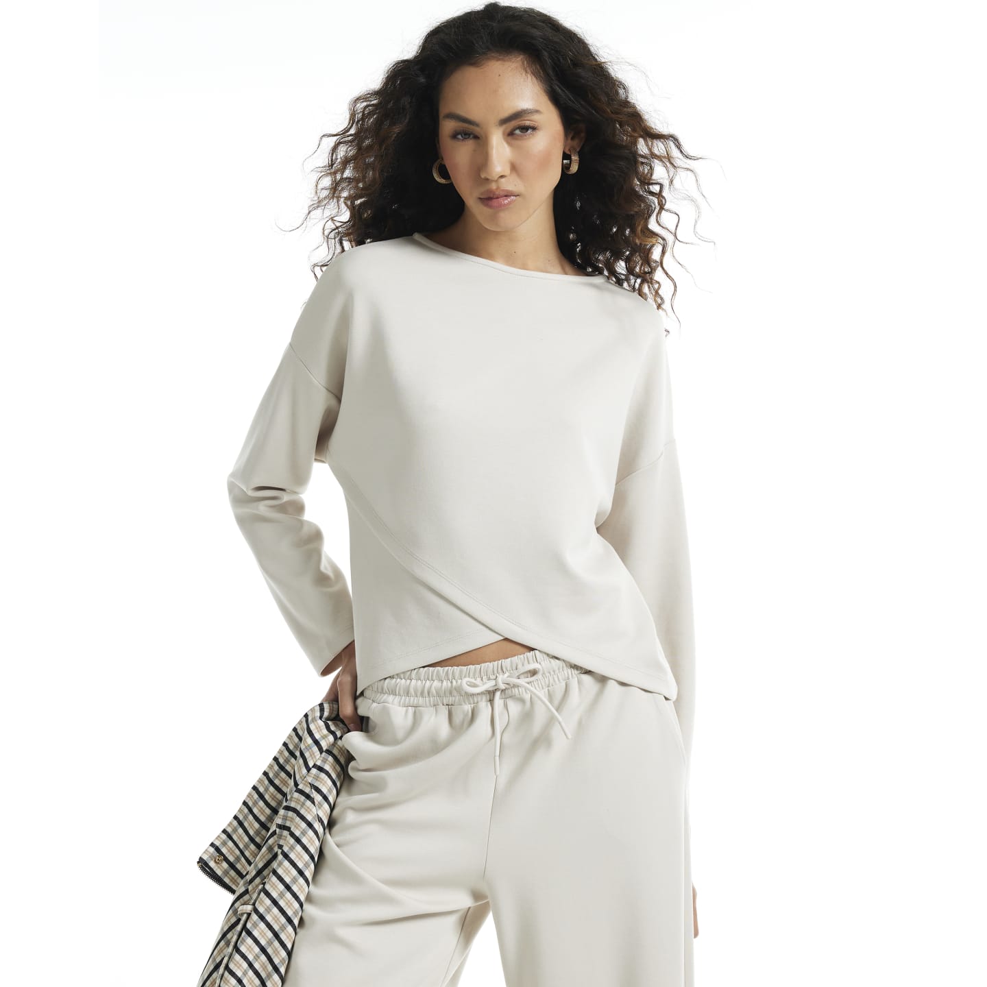 River Island Cream Premium Cape Jumper — photo 1 of 1
