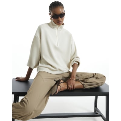 Premium Funnel Neck Sweatshirt