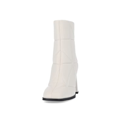 White ankle boots hot sale river island