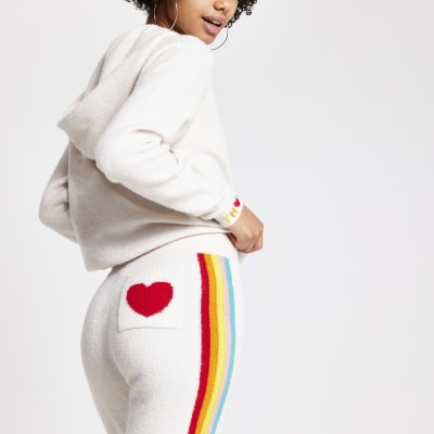 river island rainbow joggers