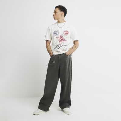 Cream Regular Fit Short Sleeve Cherub T-shirt