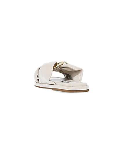 360 degree animation of product Cream ring detail sandals frame-8