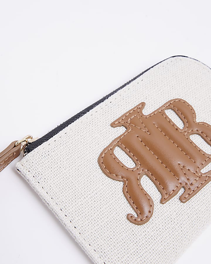 Cream RIR patch purse