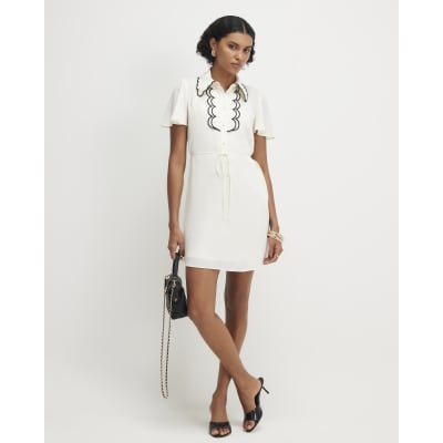 sachin and babi light blue dress collar: Dresses For Women main image 1