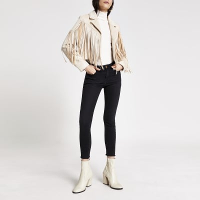 river island cream jacket