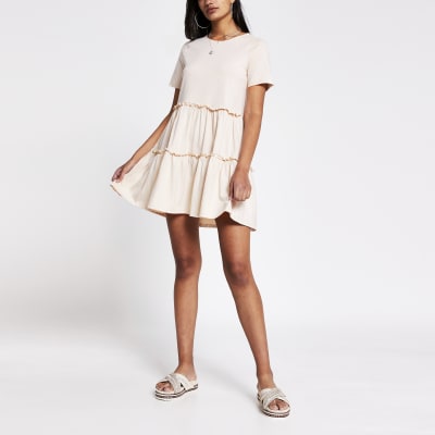 t shirt smock dress