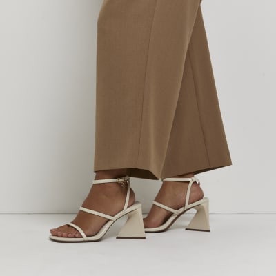 cream wide fit sandals