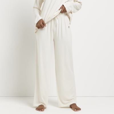 river island cream joggers