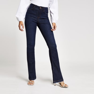 river island dark blue jeans