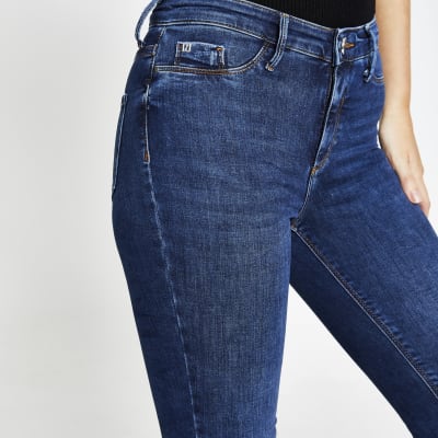 Dark blue Molly mid rise jeggings