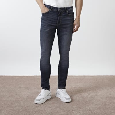 dark blue sid skinny jeans