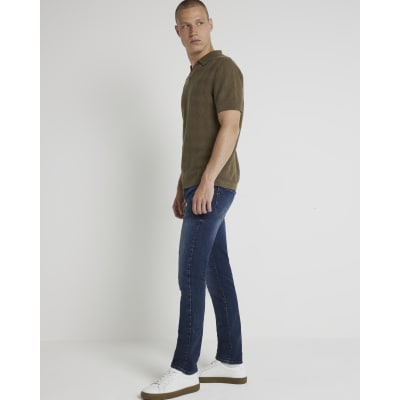 Dark Blue Skinny Fit Jeans